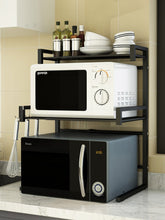 Load image into Gallery viewer, Adjustabled microwave storage oven rack - bermansbargains
