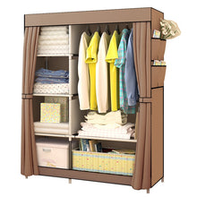 Load image into Gallery viewer, Non-woven Cloth Wardrobe Folding Portable Cabinet - bermansbargains
