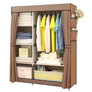 Non-woven Cloth Wardrobe Folding Portable Cabinet - bermansbargains