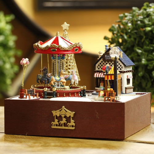 DIY Carousel Music Box - bermansbargains